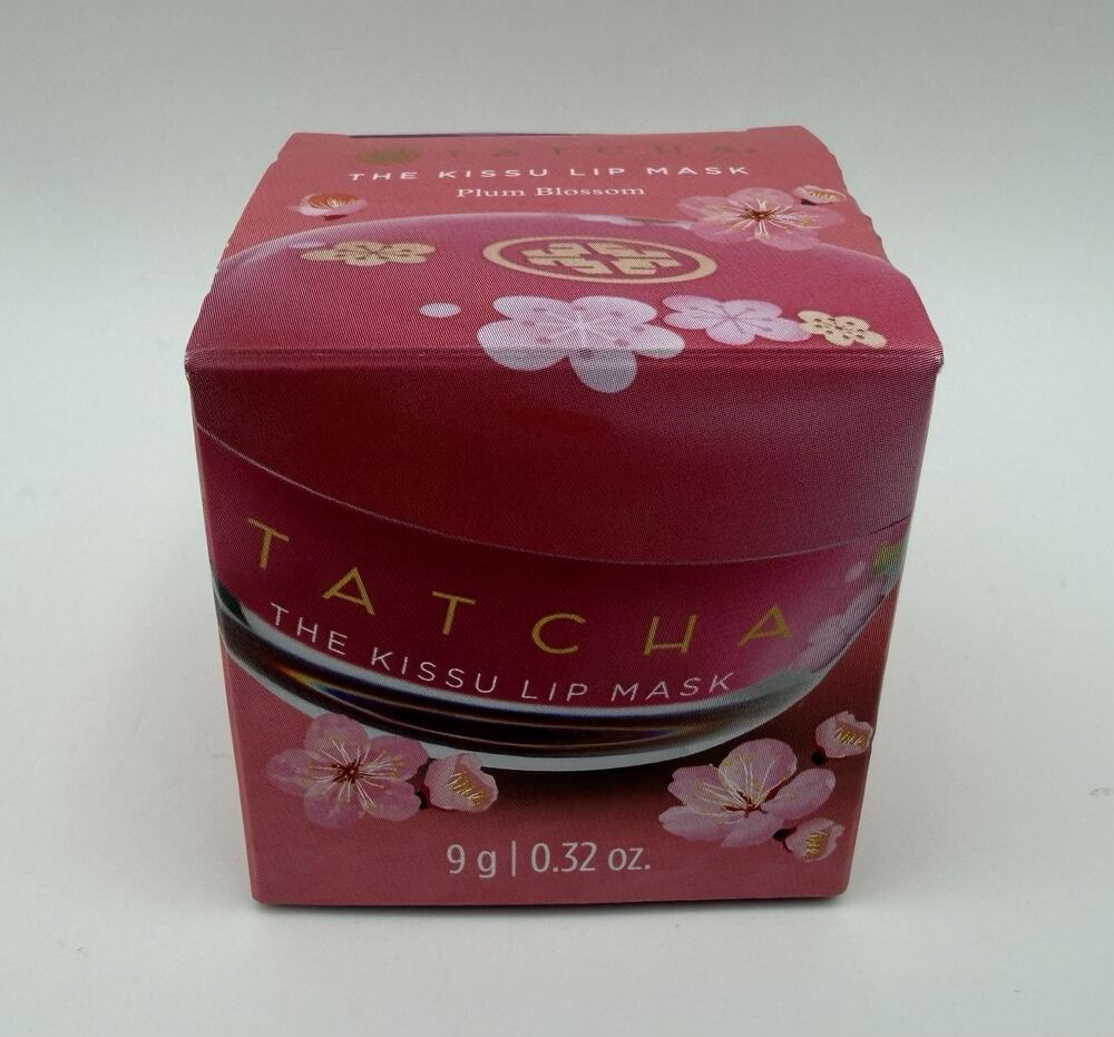 TATCHA Kissu Lip Mask Plum Blossom Limited Edition .32 oz/9g Full Size New
